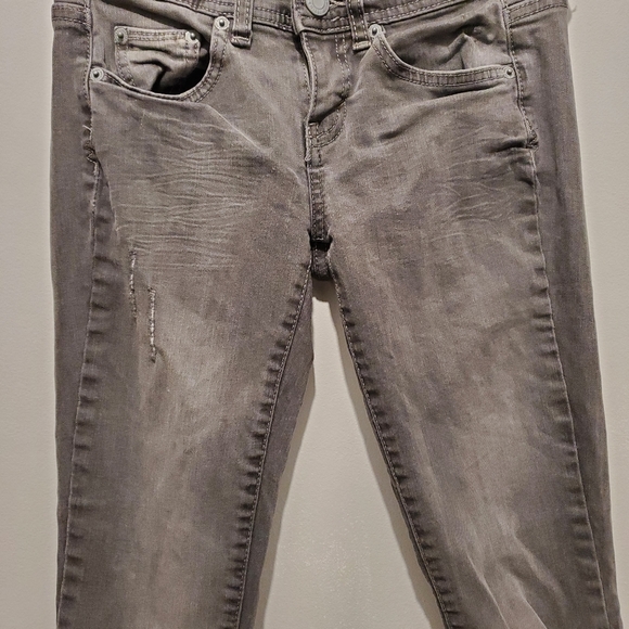 Grey Mossimo Skinny Ripped Jeans (Size 3) - Picture 8 of 11